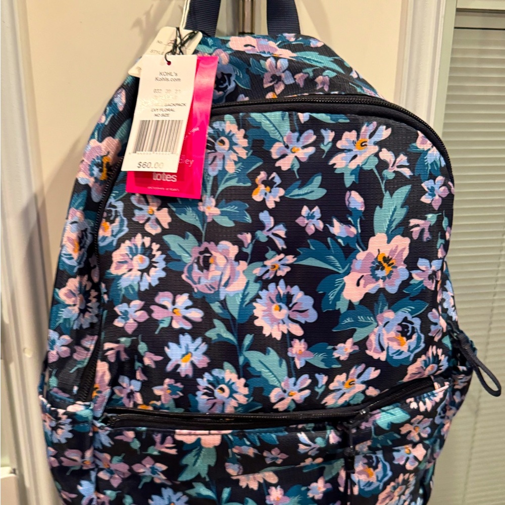 Vera Bradley! Backpack and pouch! New with tags.
